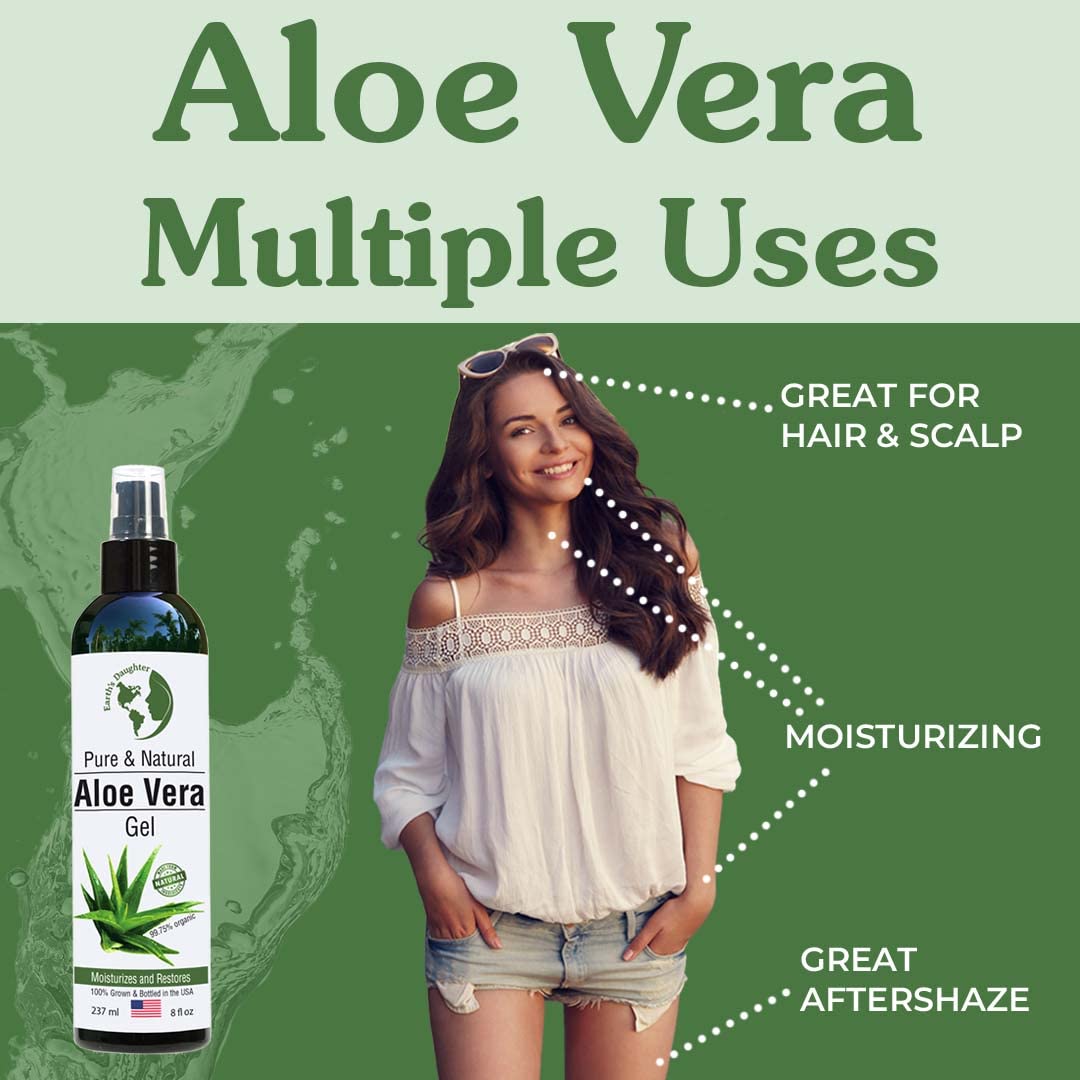 Earth’s Daughter gel d’aloe corps, soin apaisant et non gras.
