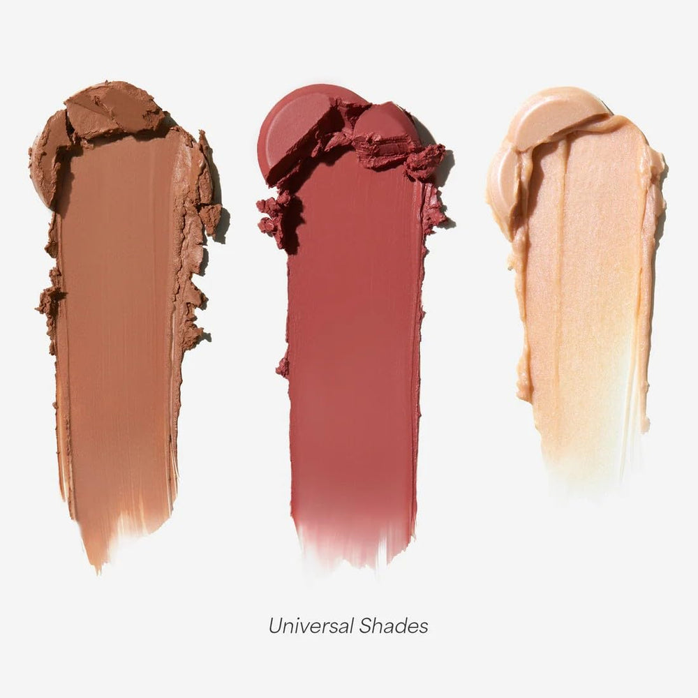 EarthsCure Glow Trio blush-stick : flush sain et lumineux pour un look frais.