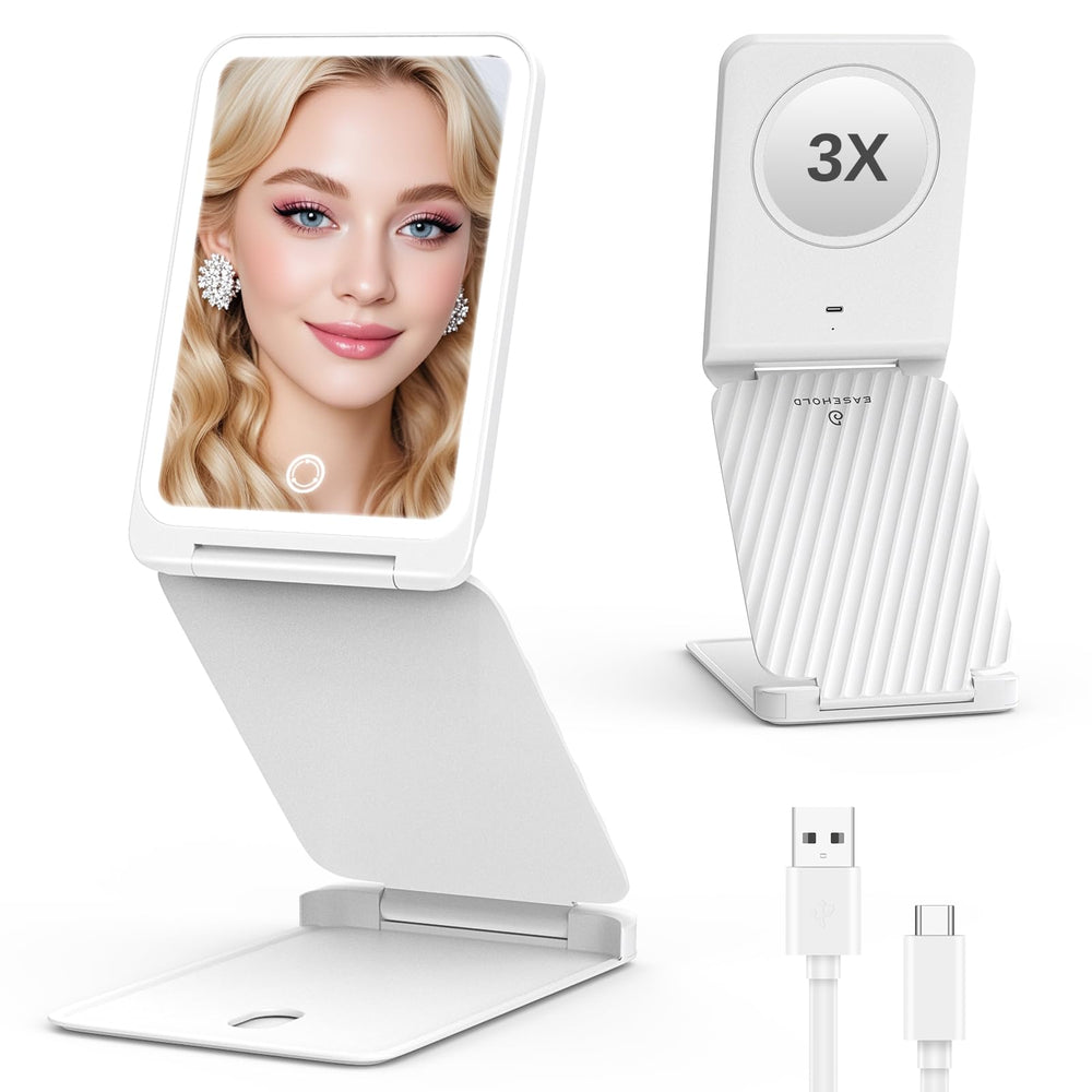 Miroir EASEHOLD avec éclairage LED 72 pour maquillage précis en voyage