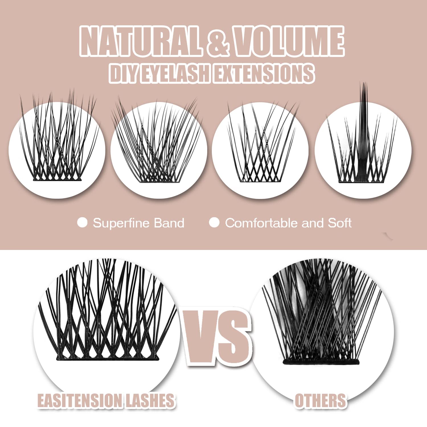 EASITENSION Courbe C cils 12 mm pour un effet défini et naturel.