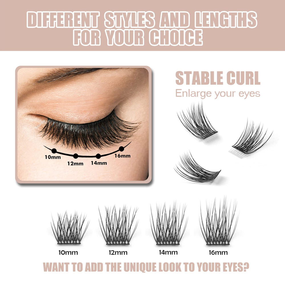 EASITENSION Ensemble cils volume 48 clusters offre une allure plus dense.