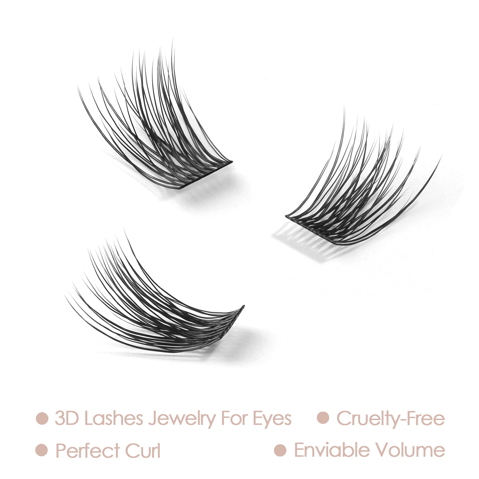 EASITENSION Cils 3D: effet glamour à domicile, pratique et sûr.
