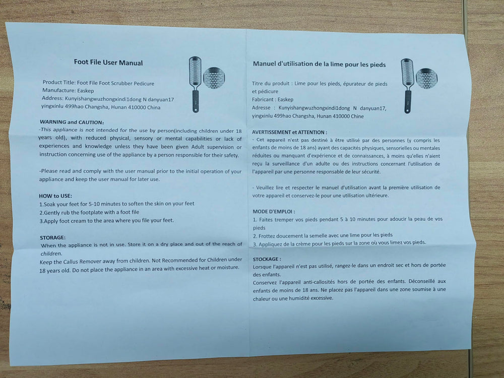 Easkep usage-bain-pieds-relaxant prépare les pieds avant l'été.
