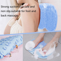 Easkite back scrubber mat designed for use in the shower.