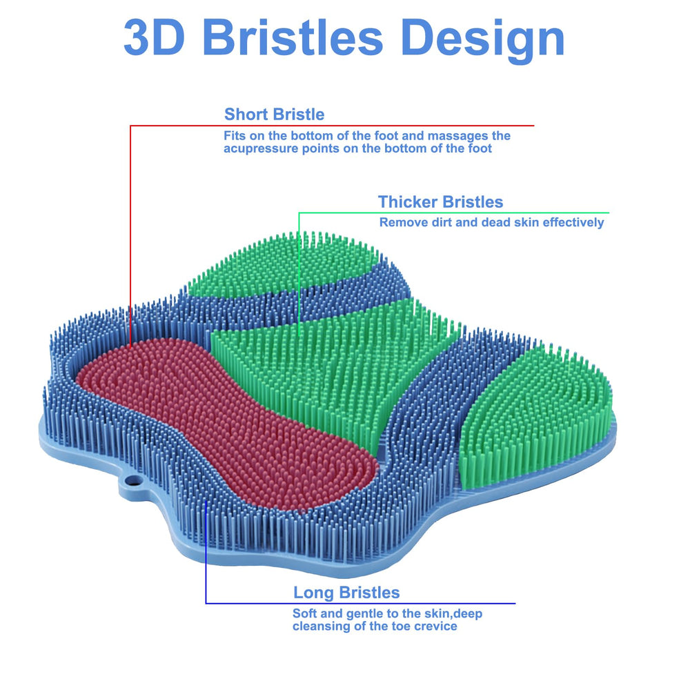 Easkite brosse-dos-douche-fixation-murale facilite le nettoyage du dos sans effort