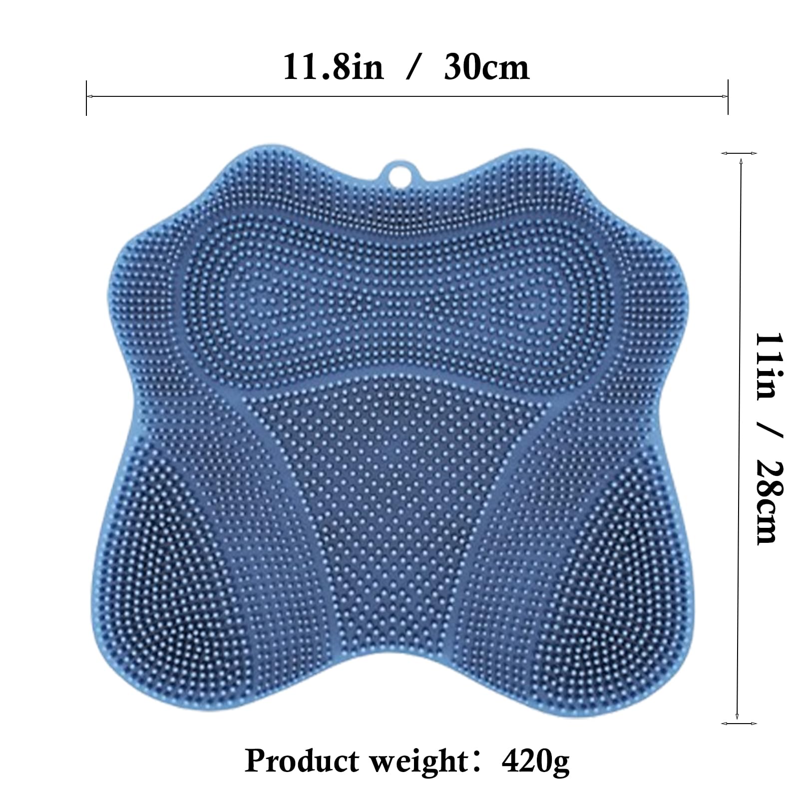 Easkite brosse-dos-douche-grand-format couvre une grande zone lors du nettoyage du dos