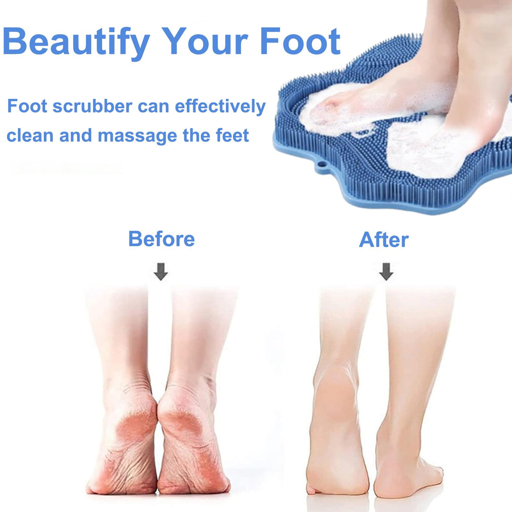 Easkite brosse-pieds-usage-multi offre des zones de massage et nettoyage variées
