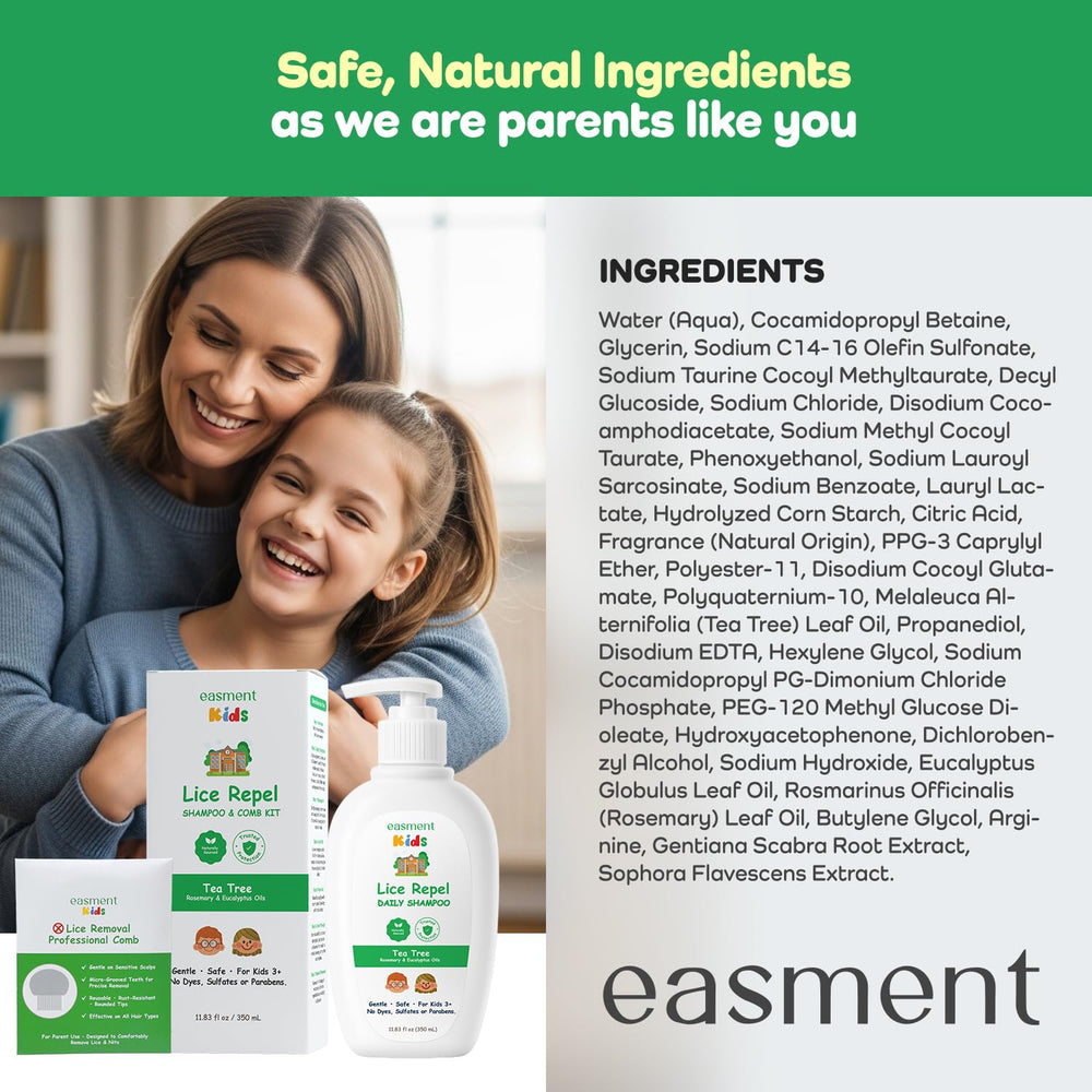 Easment all-in-one lice kit for busy families