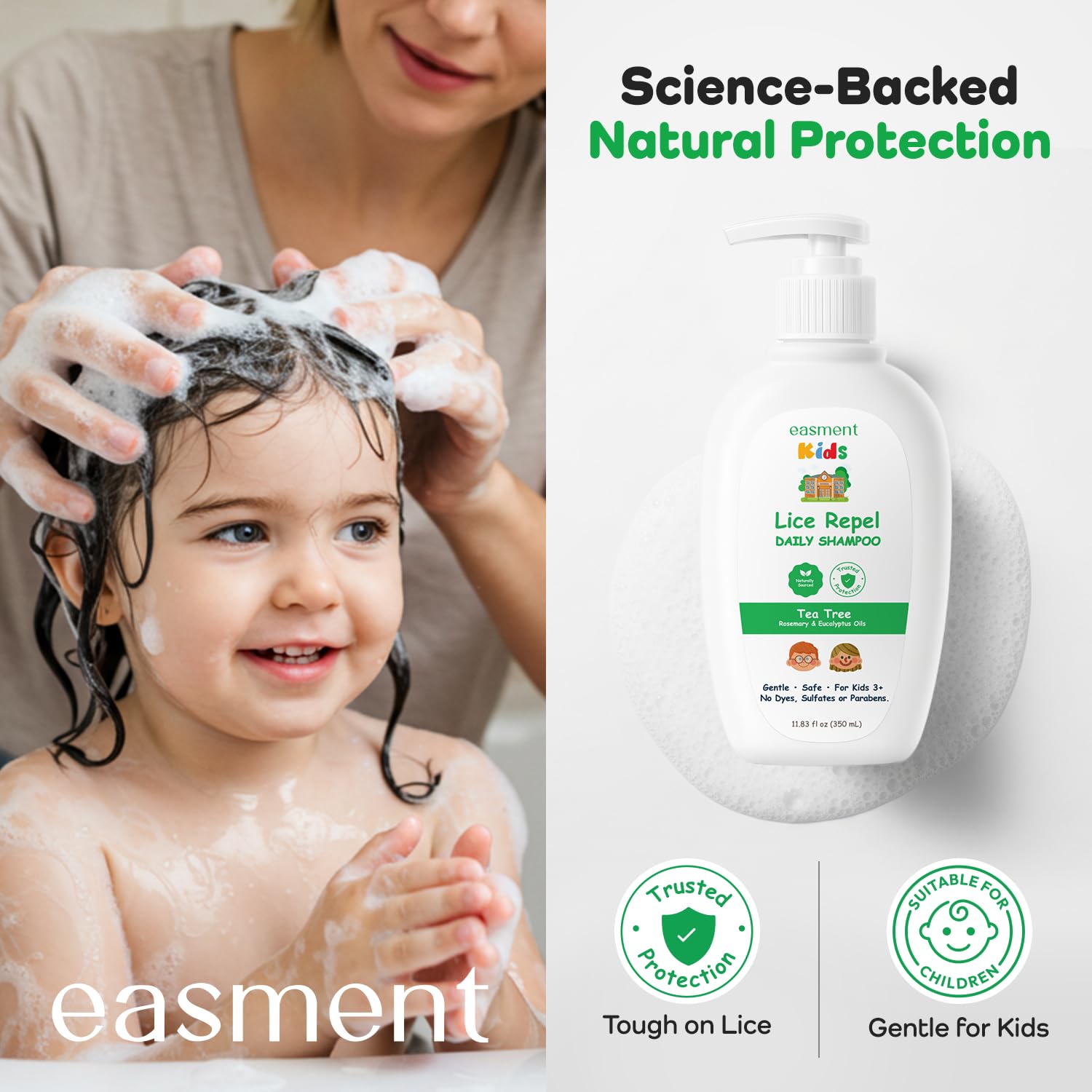 Easment pump bottle design facilitates controlled dosing