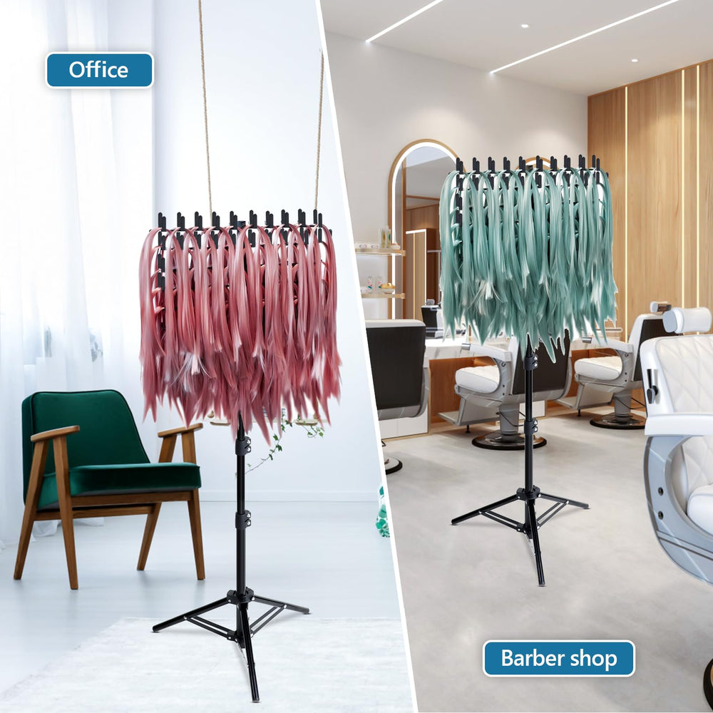 Eastdone rack braiding double-face livré avec 2 peignes et 5 pinces