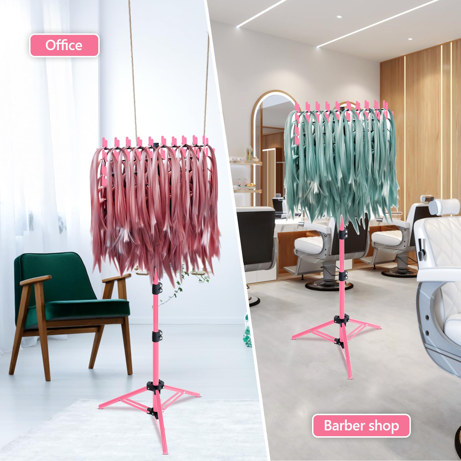 Accessoires inclus Eastdone: deux peignes et cinq pinces pour coiffure.