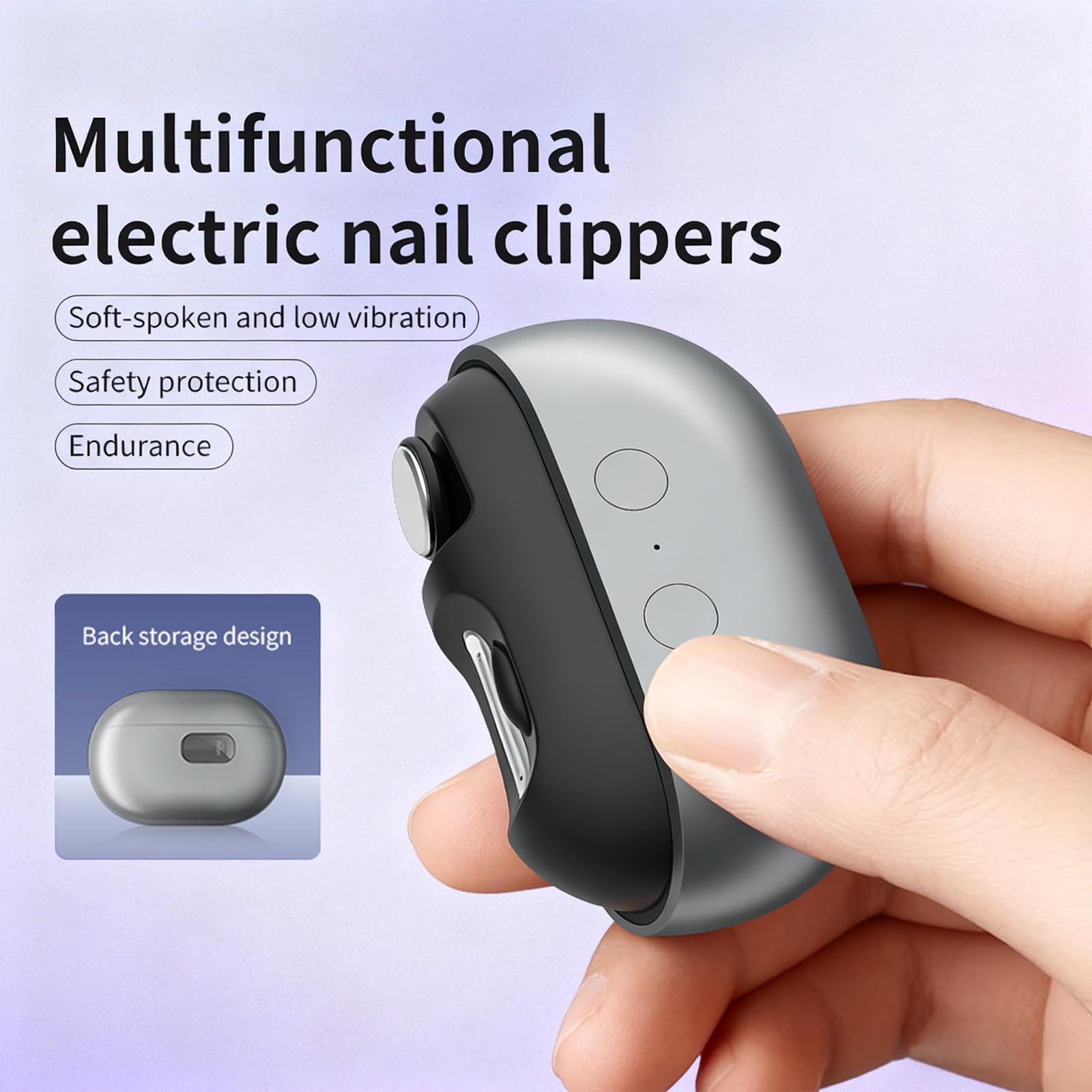 Easy Clip collecteur intégré capturant les débris durant l’usage.