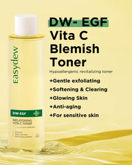 EASYDEW DW-EGF Tonique étiquette : présentation claire favorise l'application régulière.