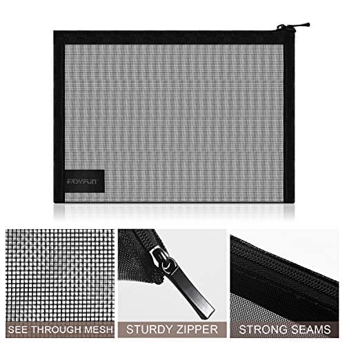 Pochette maille EASYFUN pour voyage, transparence facilitant l'accès.