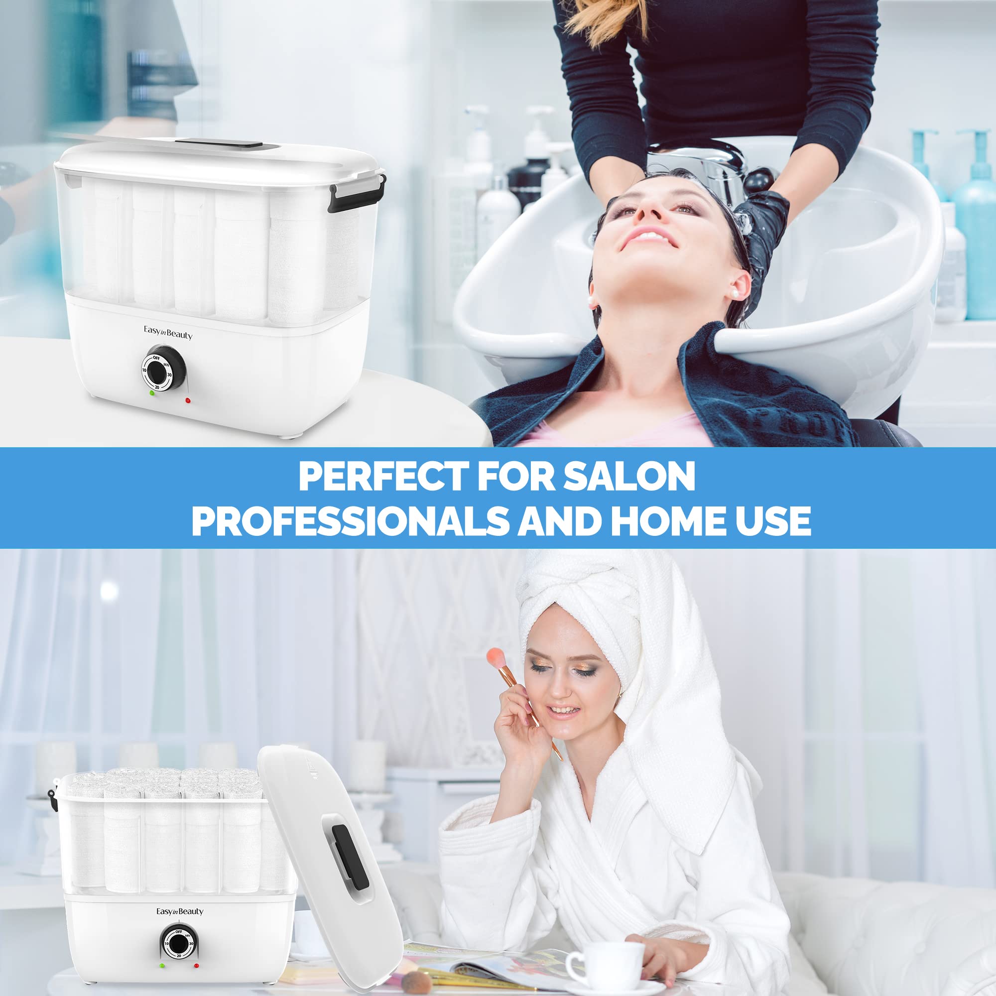 Pinces EASYINBEAUTY pour retirer les serviettes en toute sécurité