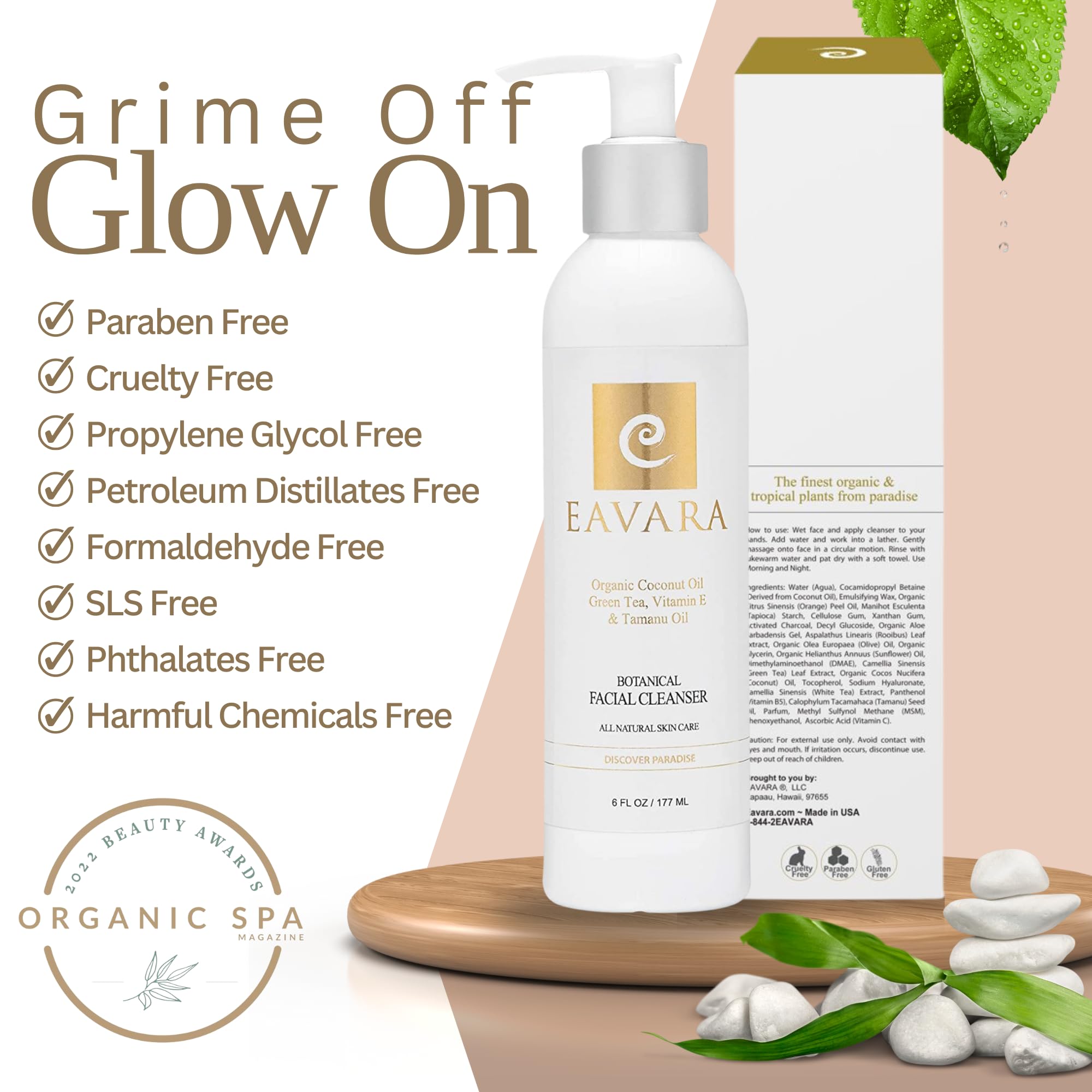 Eavara texture mousse lavage visage: douceur et adaptabilité.