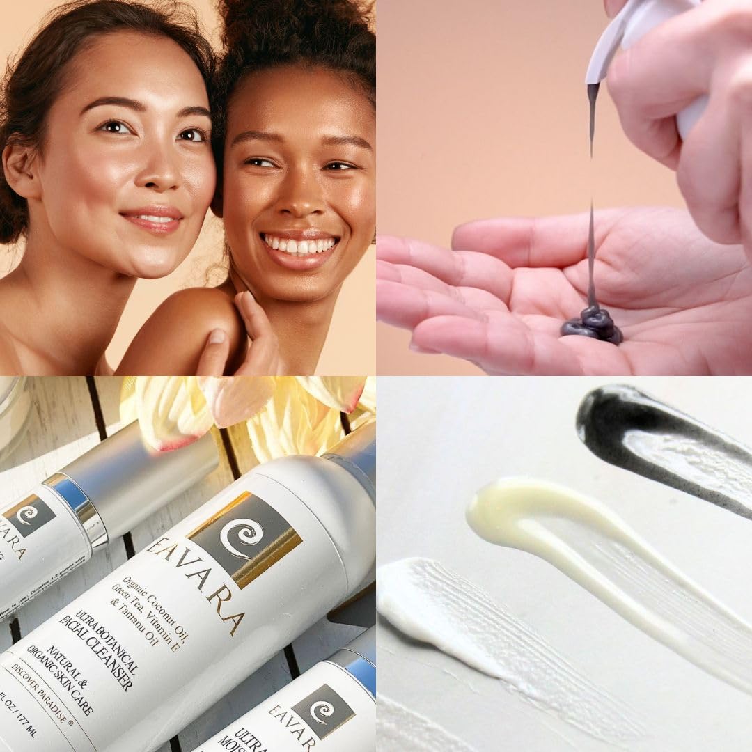 Eavara thé vert lavage visage: antioxydants pour peau fraîche.