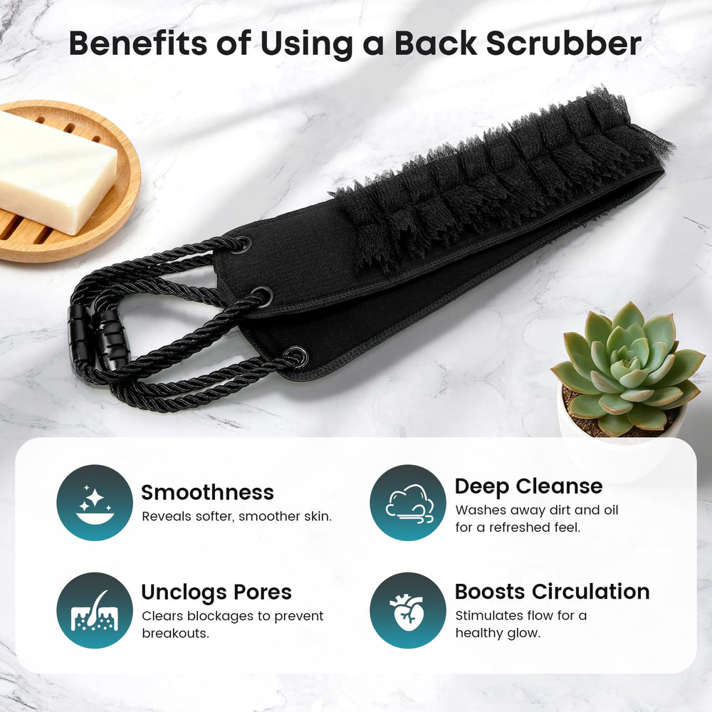Séchage rapide et rangement pratique de la brosse dos eaxun après usage
