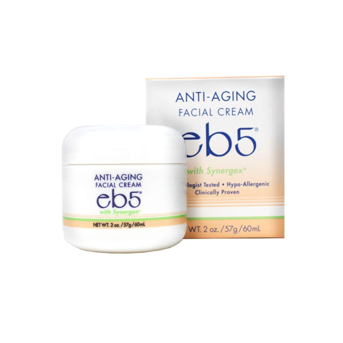 eb5 classic anti-aging cream 2oz jar for daily facial care and hydration