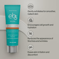 eb5 Lotion Exfoliante AHA: ingrédients à base d’avoine apaisants pour calmer les irritations.