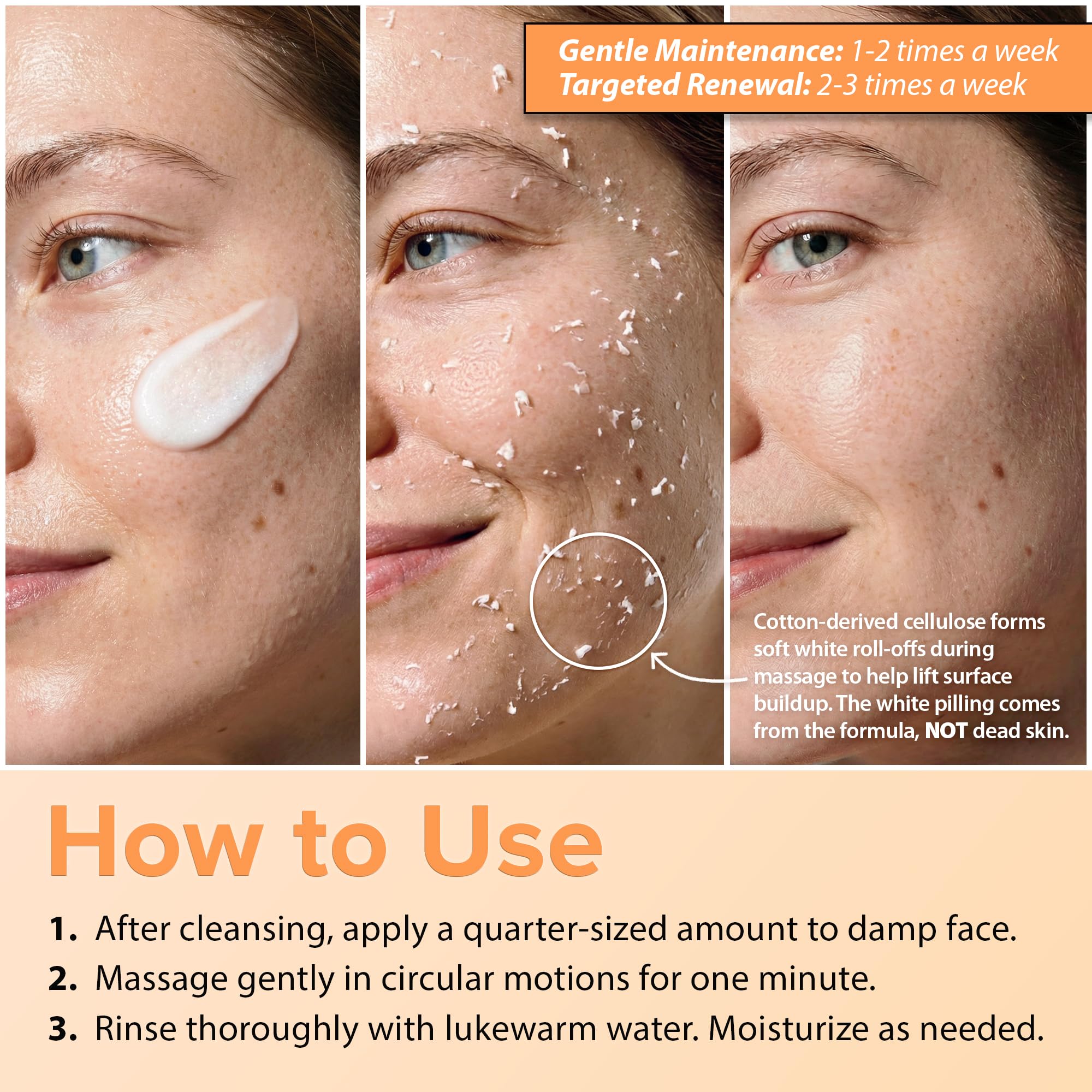  Ebanel gel gommant préparation visage pour un maquillage plus lisse