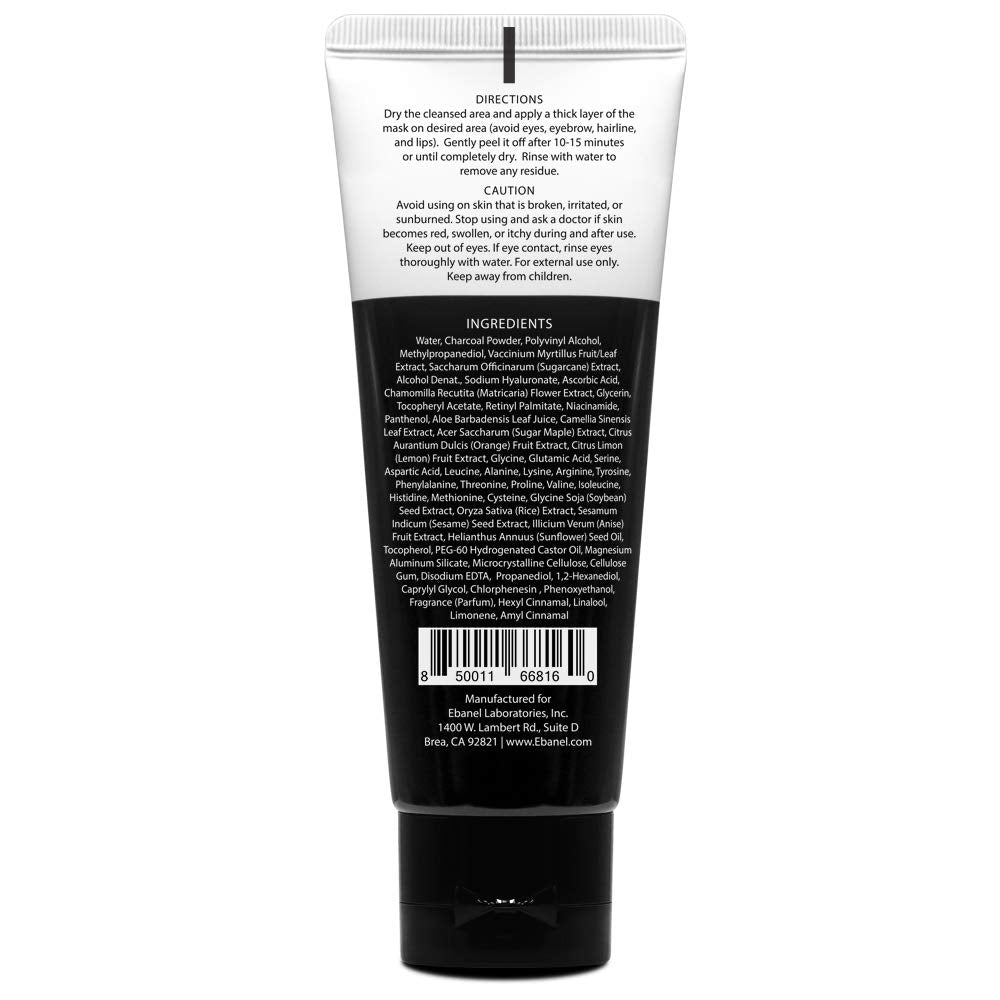 Ebanel masque charbon application facile, routine spa à domicile