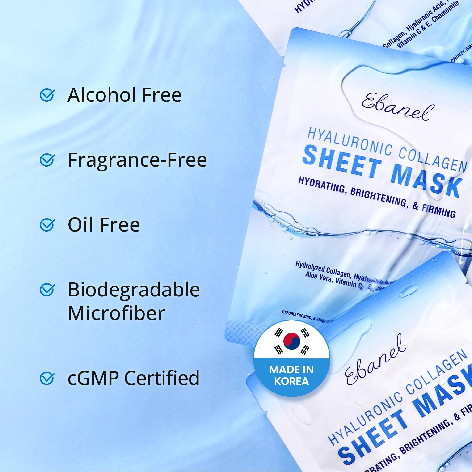 Ebanel masque microfibre sans parfum absorption maximale