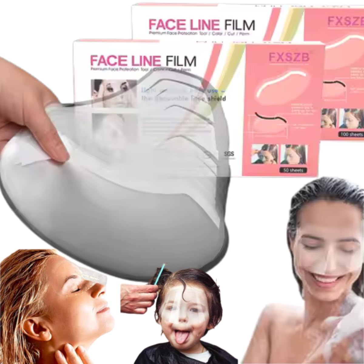 EBANKU bande adhésive visage douce pour une application confortable.