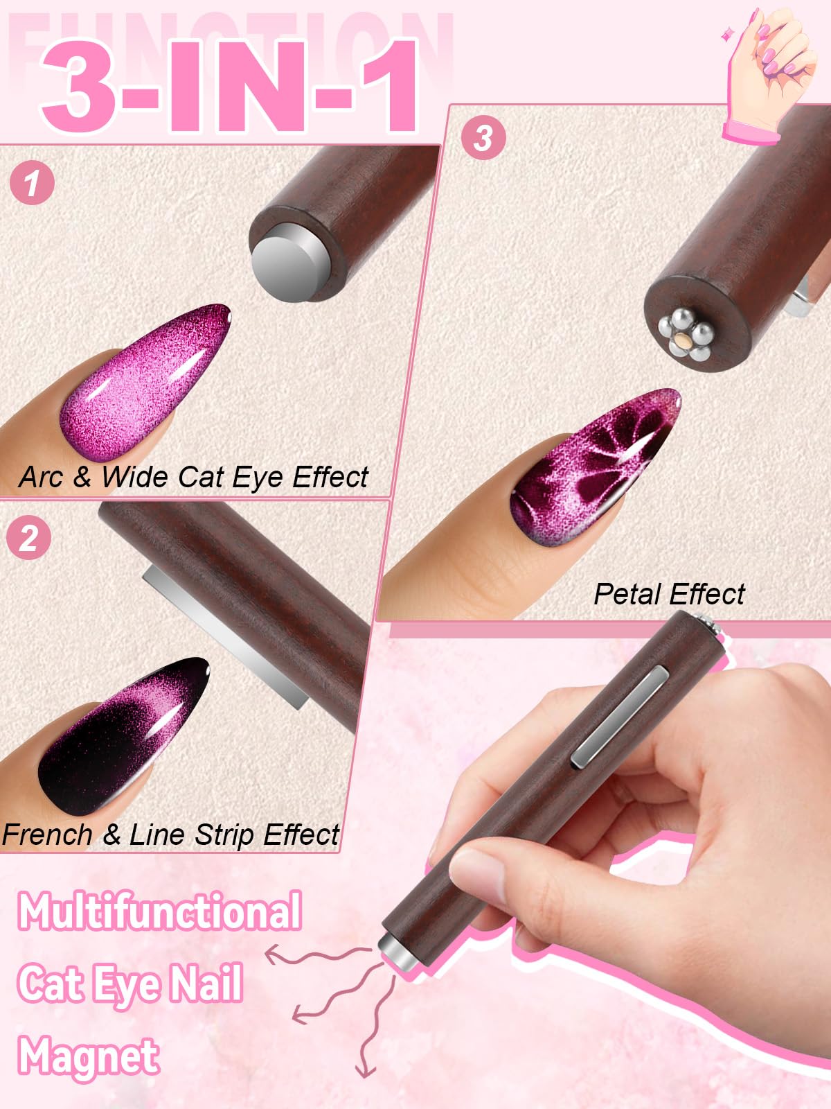 EBANKU stylo aimant fleur ajoute des touches florales élégantes.