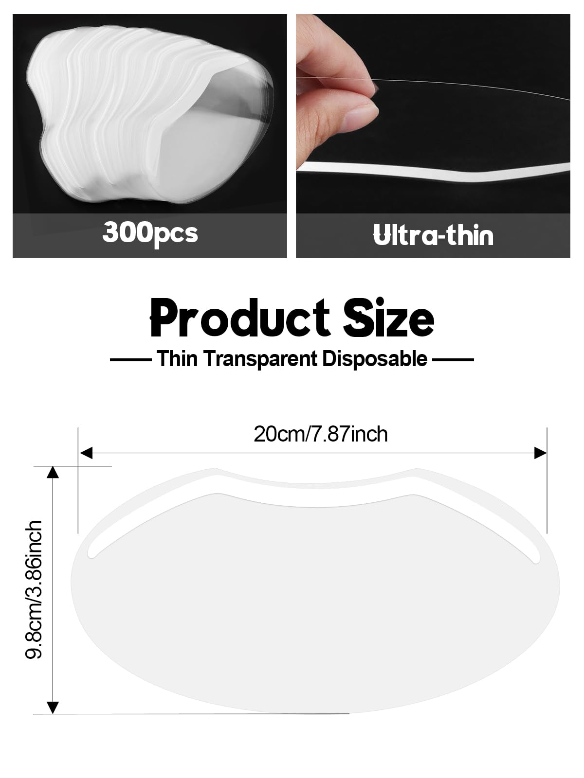 Visière EBANKU en plastique clair permet de voir l'écran sans obstruction.