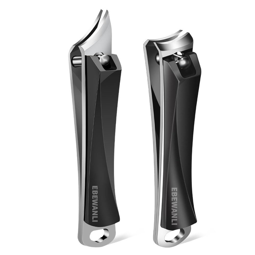 EBEWANLI ciseaux à ongles en inox pour une coupe professionnelle et nette.