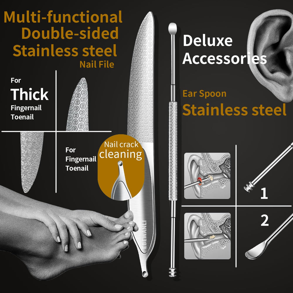 Le coffret-soin-pieds EBEWANLI constitue un cadeau pratique pour l’entretien des pieds.
