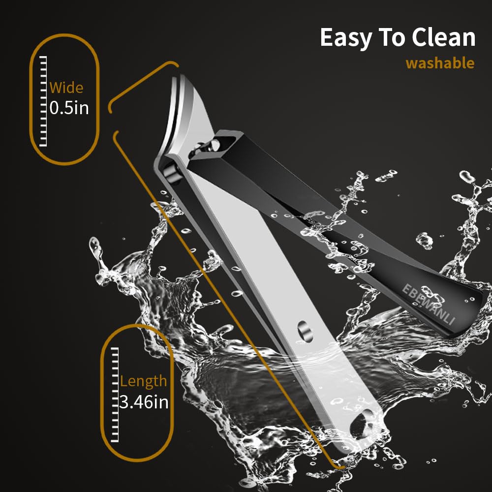 EBEWANLI coupe-ongles incline, pour des finitions nettes sur doigts et orteils.