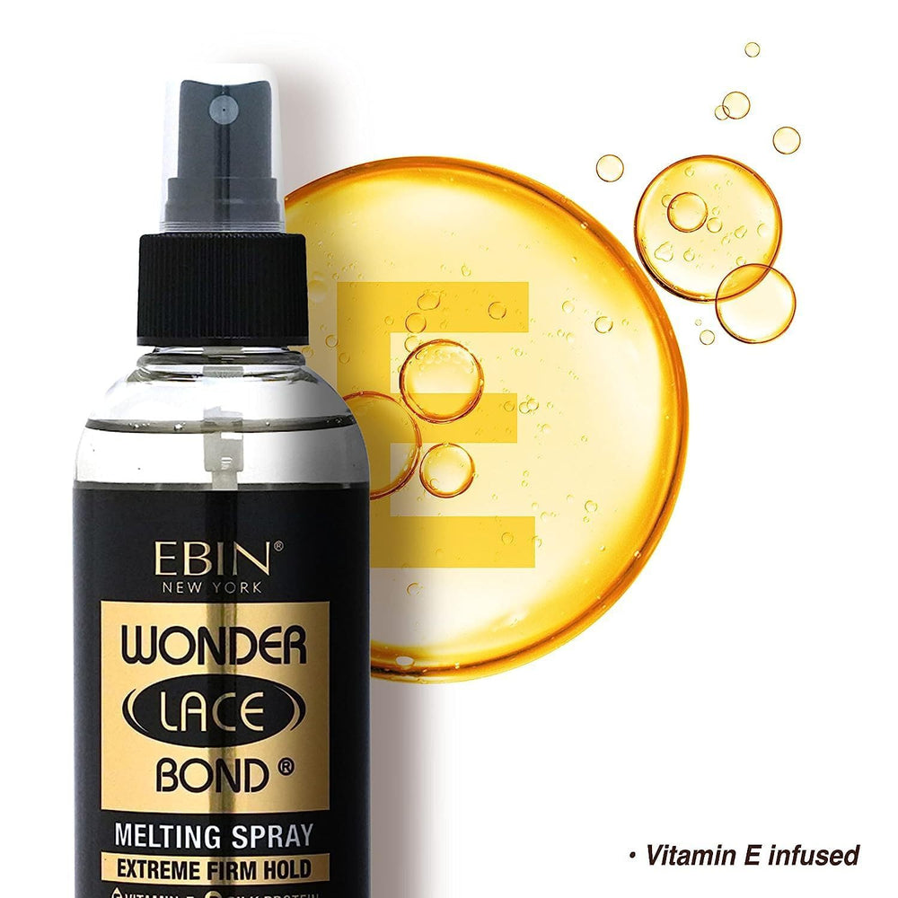 EBIN NEW YORK Wonder Lace Bond Spray — protection des bords avec vitamine E.