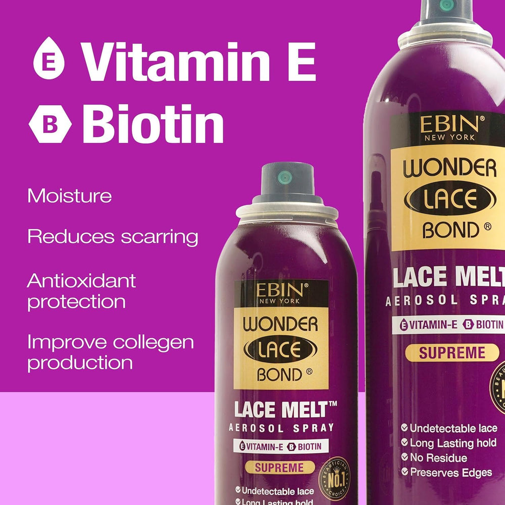 EBIN NEW YORK Wonder Lace Melt : sans résidu, application propre et nette.