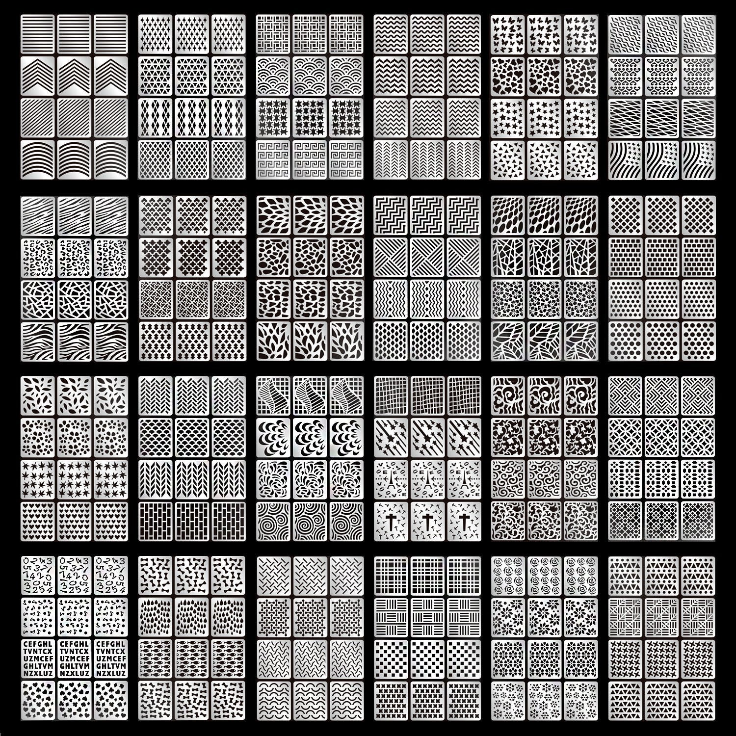 EBOOT ensemble 24 feuilles pour compléter votre collection d'art des ongles.