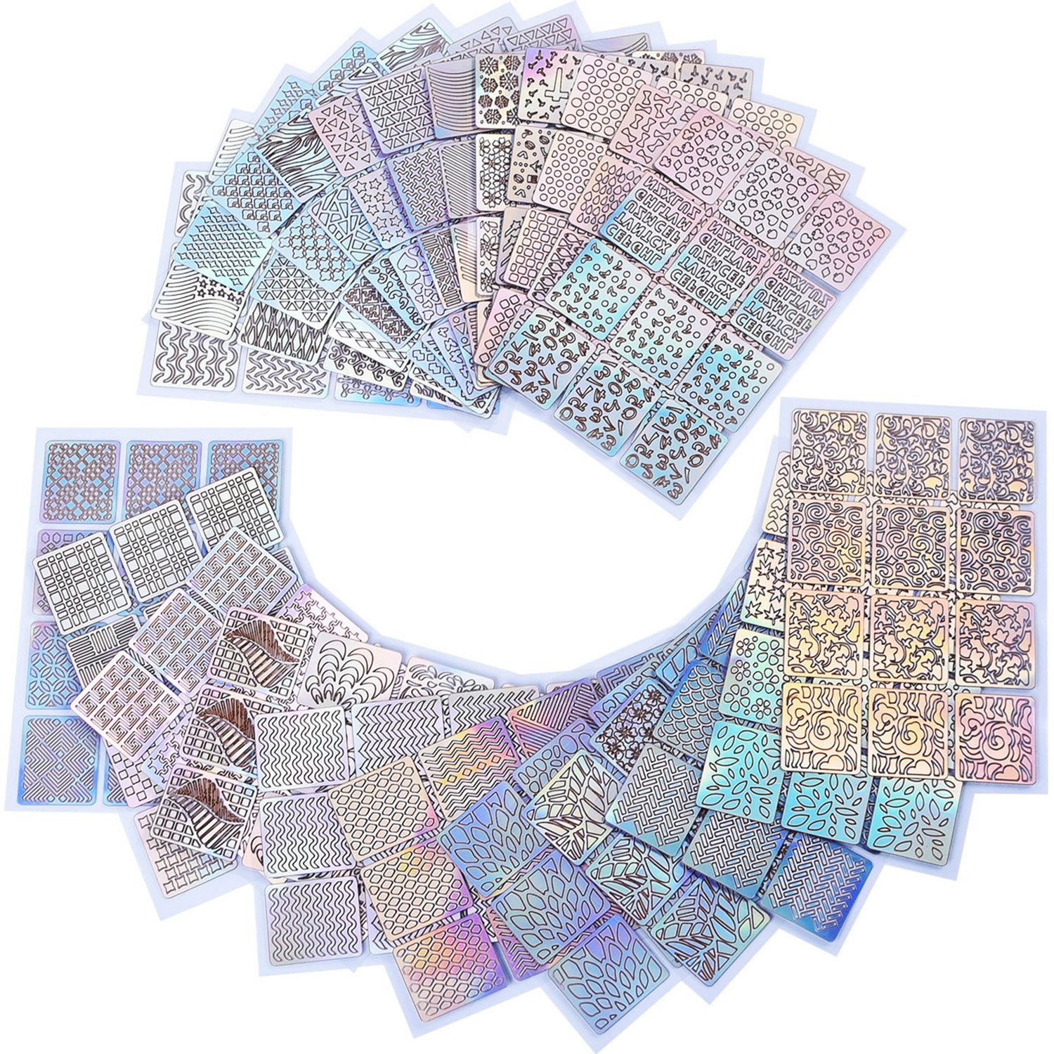 EBOOT stickers ongles 96 designs pour une manucure variée et rapide.