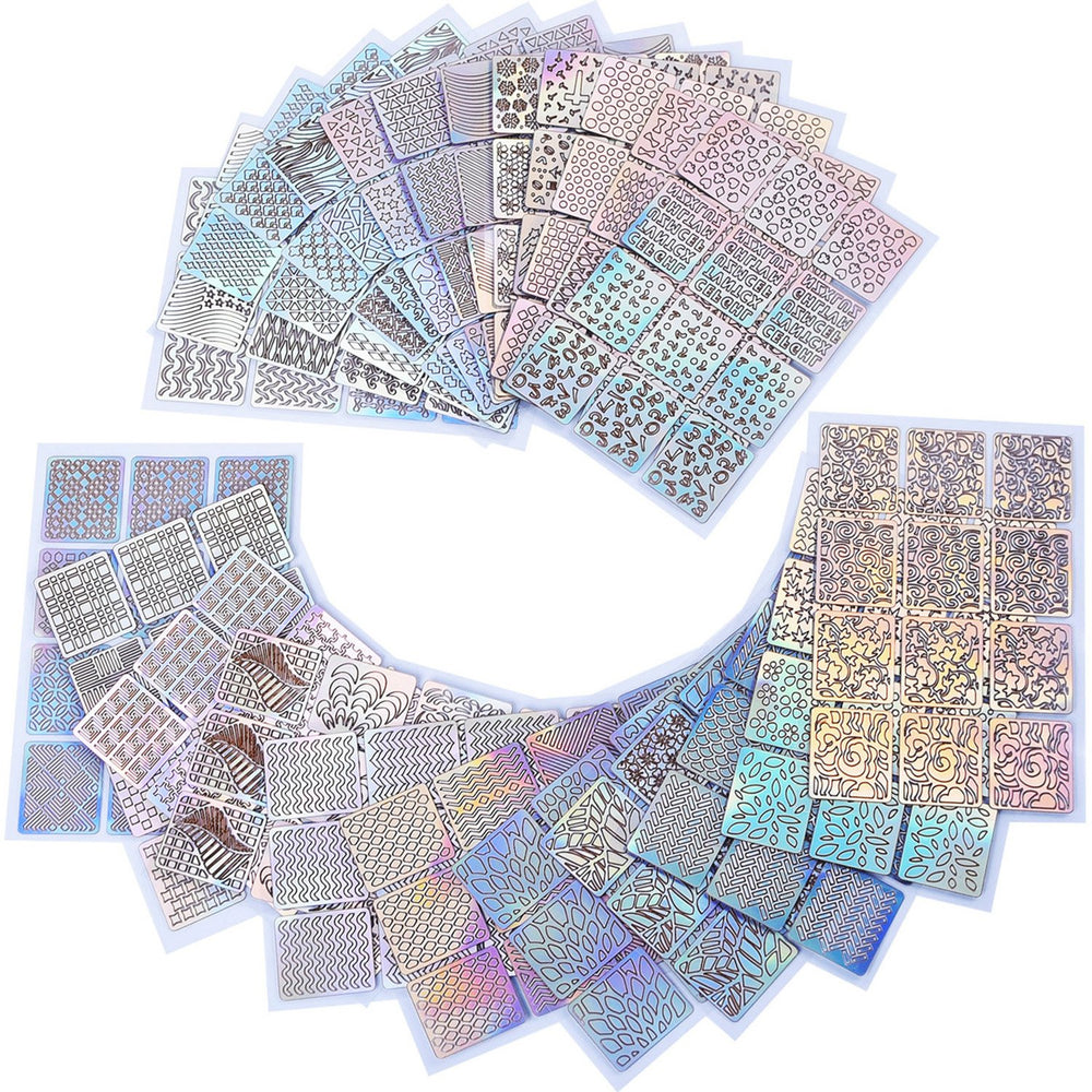 EBOOT stickers ongles 96 designs pour une manucure variée et rapide.