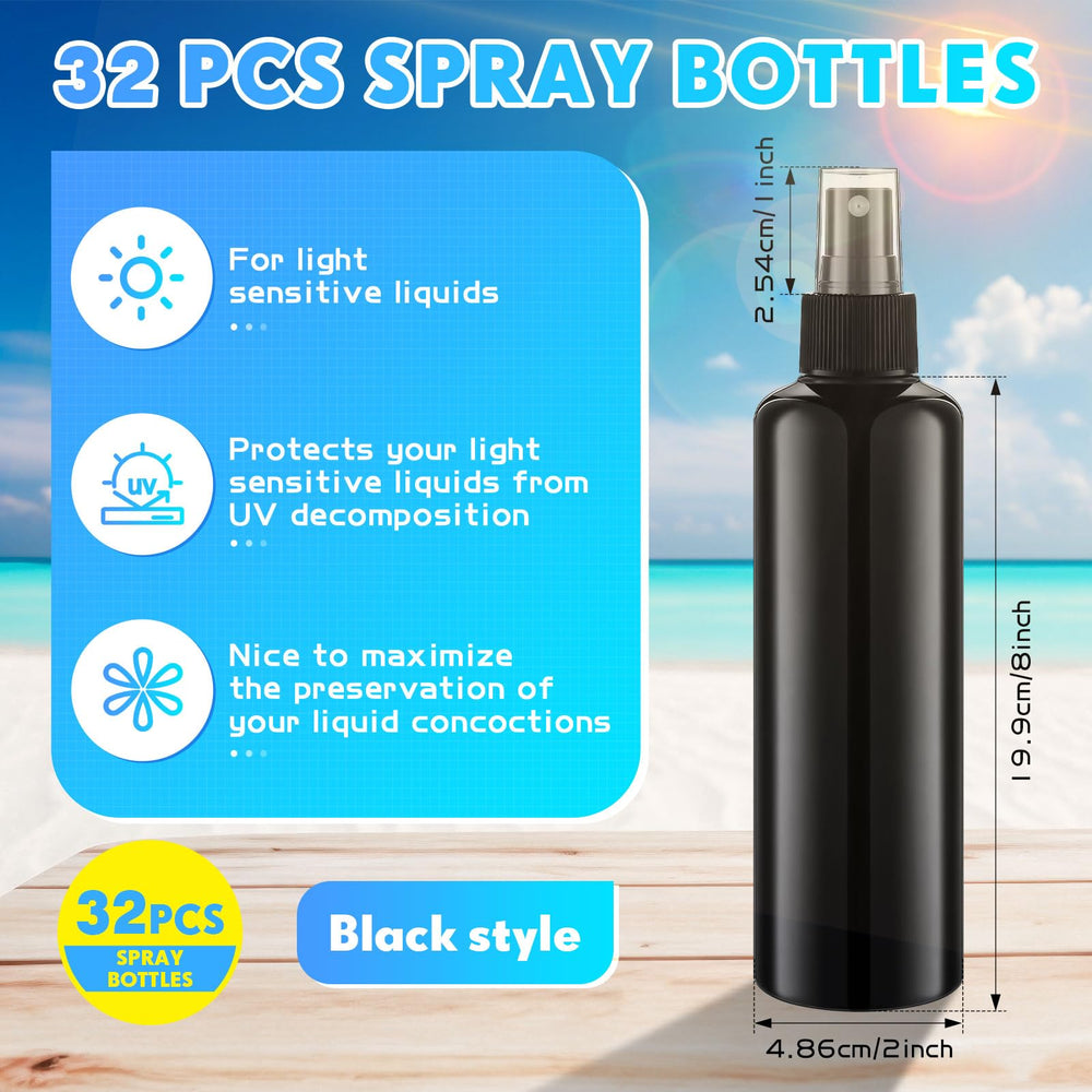 Eccliy - Bouteilles spray brume fine 8oz couleur, idéales pour voyage.