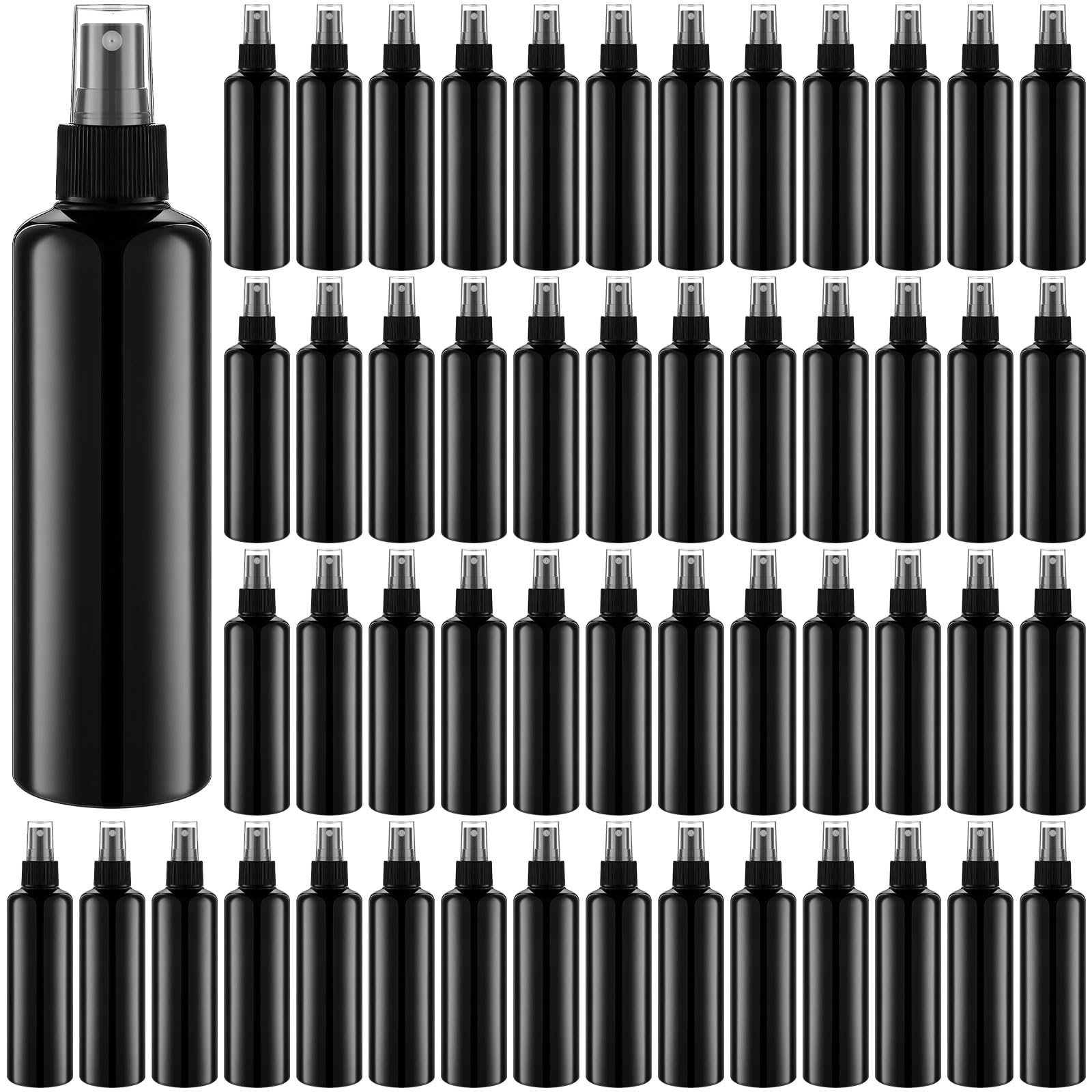 Eccliy - Bouteilles spray brume fine 8oz noir, parfaites pour cosmétiques et nettoyants.
