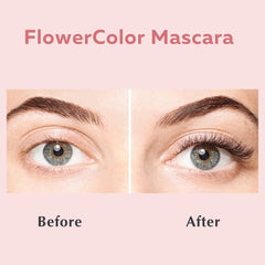 Ecco Bella FlowerColor Mascara packaging highlights vegan, fragrance-free formula.