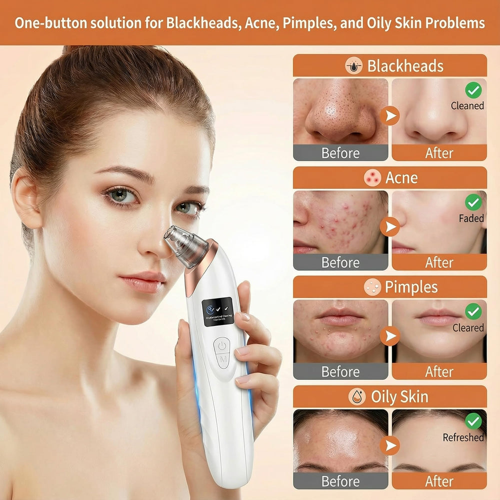 Design élégant en noir et blanc, adapté à votre routine beauté.