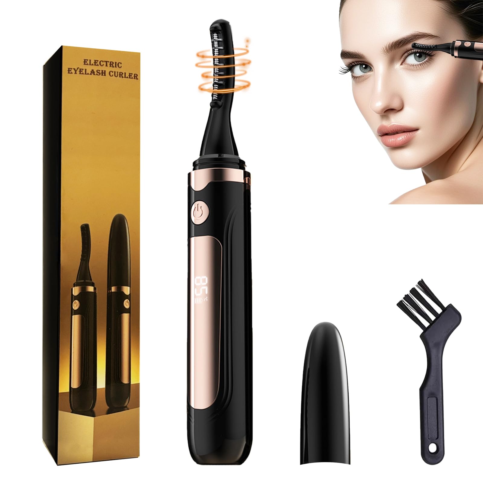 Pinces-cils thermiques Echtur pour un recourbement rapide et durable.