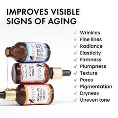 Coffret sérums Eclat Skincare présenté dans un emballage élégant.