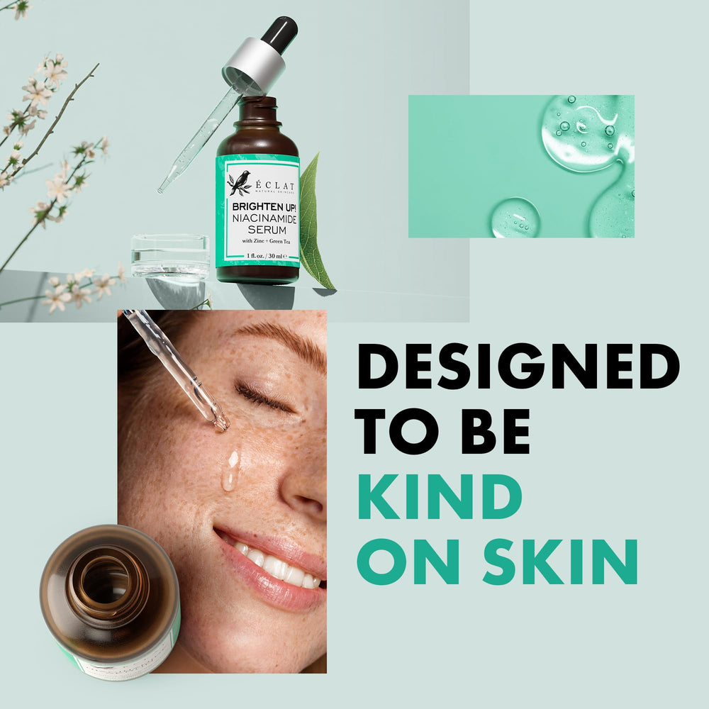 Sérum Eclat Skincare vegan et sans parfum idéal pour tous les types de peau.
