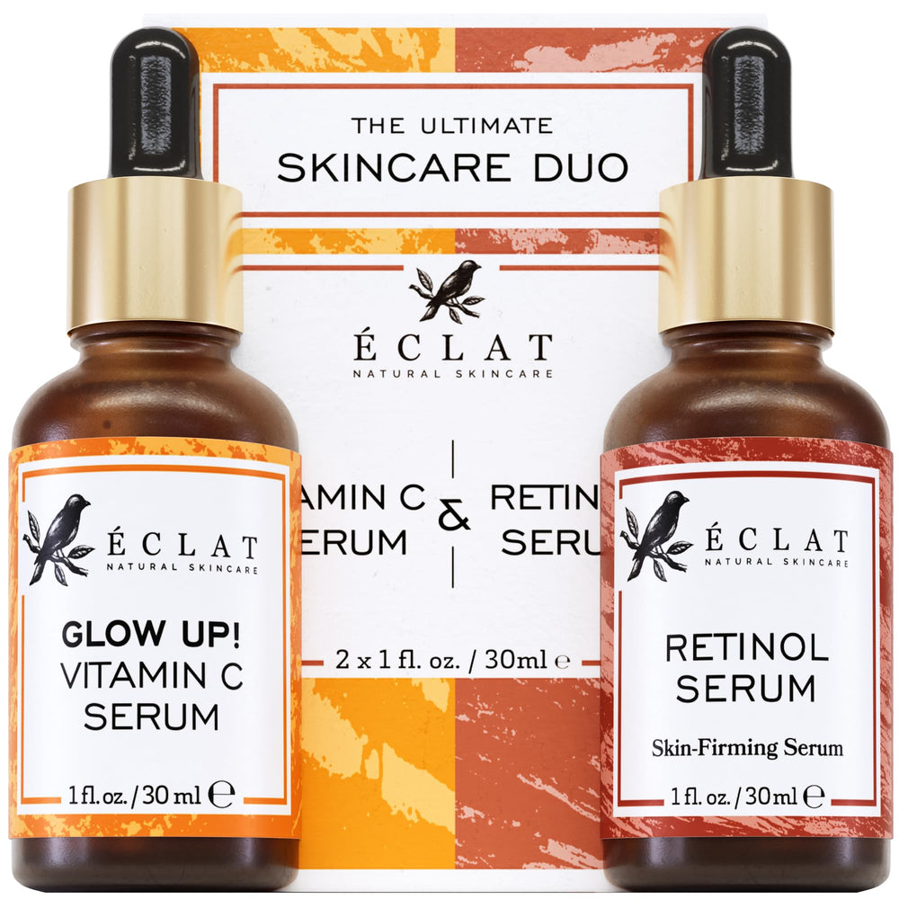 Sérum Vitamine C Eclat Skincare – bouteille lumineuse pour un teint plus clair et frais.