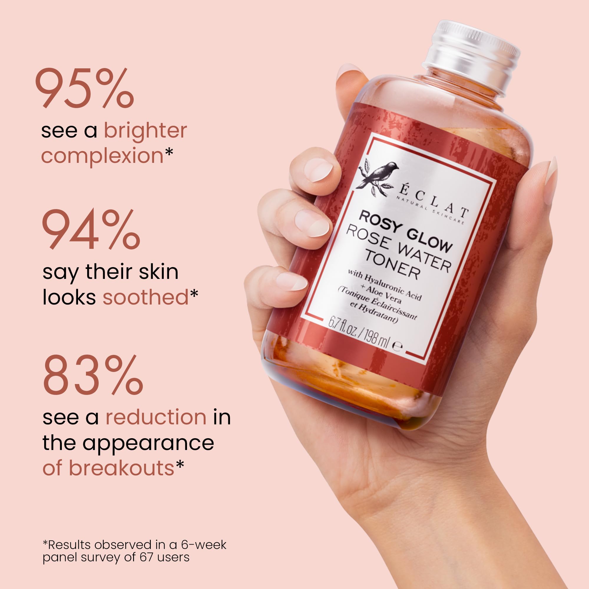 Tonique eau de rose distillation vapeur préserve micronutriments et éclat.