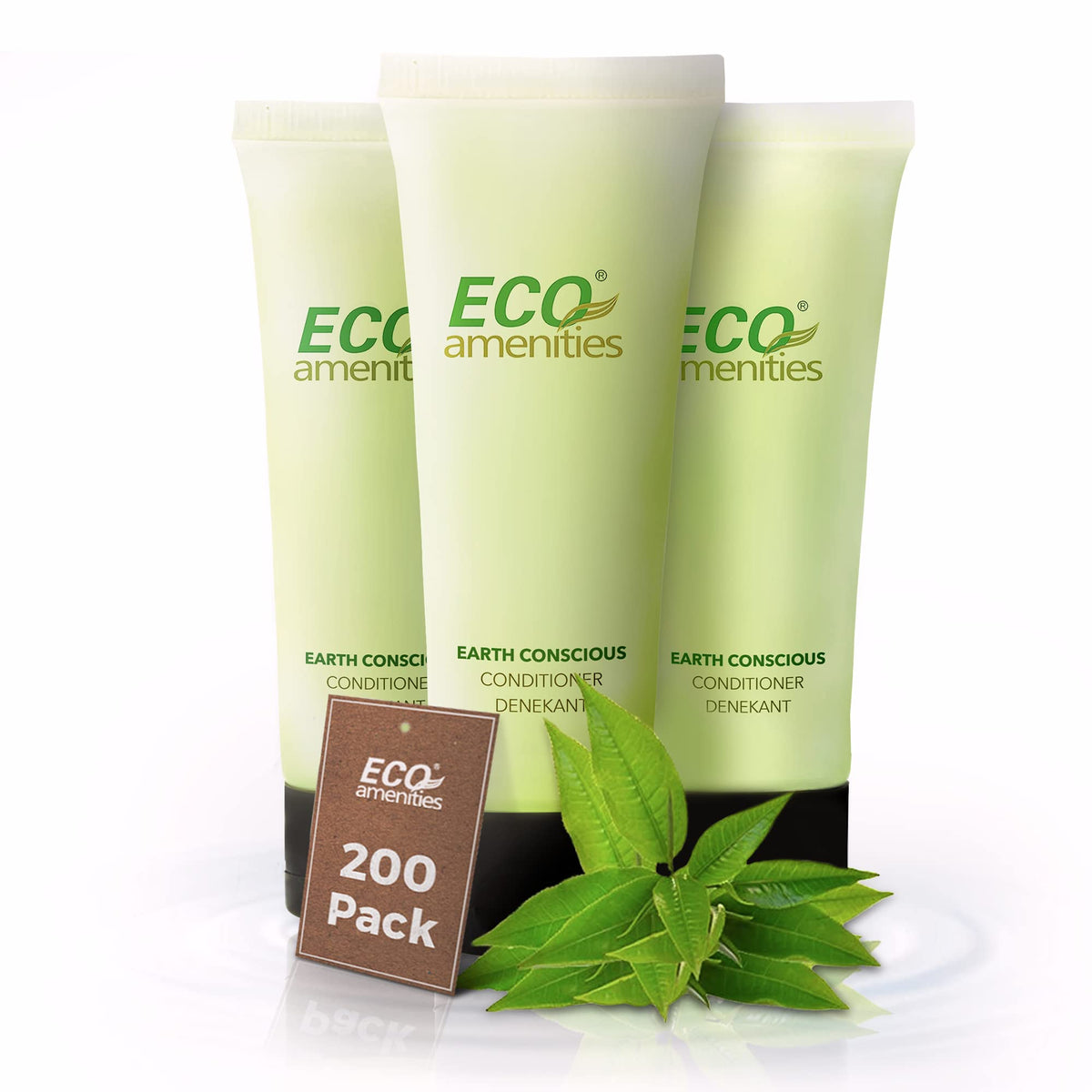ECO amenities conditionneur voyage, 200 tubes faciles à distribuer