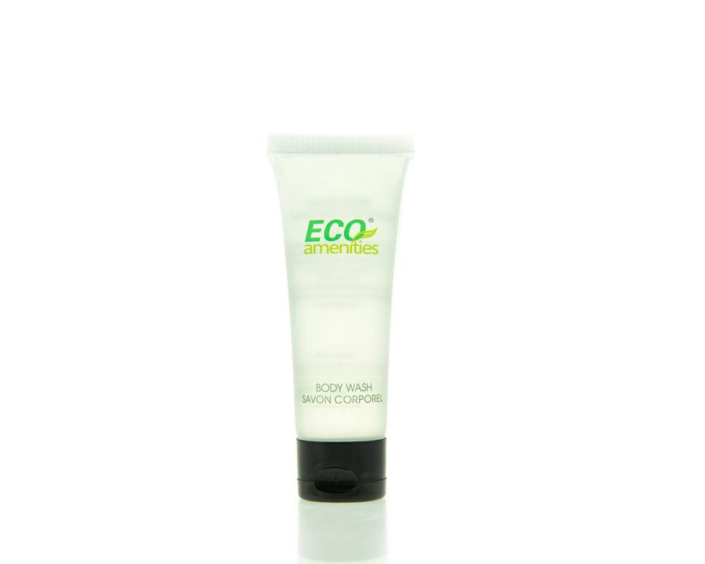 Gel douche Eco Amenities parfum thé vert, senteur rafraîchissante et légère.
