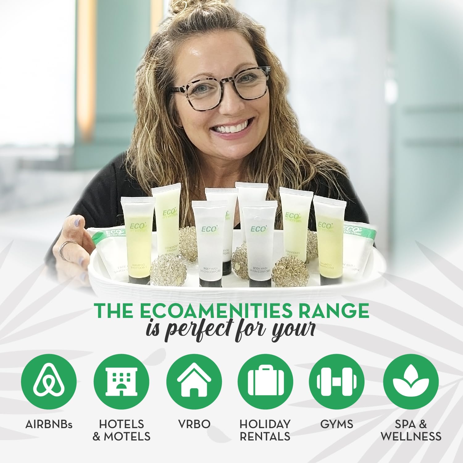 Approvisionnement hôtelier écologique ECO amenities, réduction des déchets et simplicité.